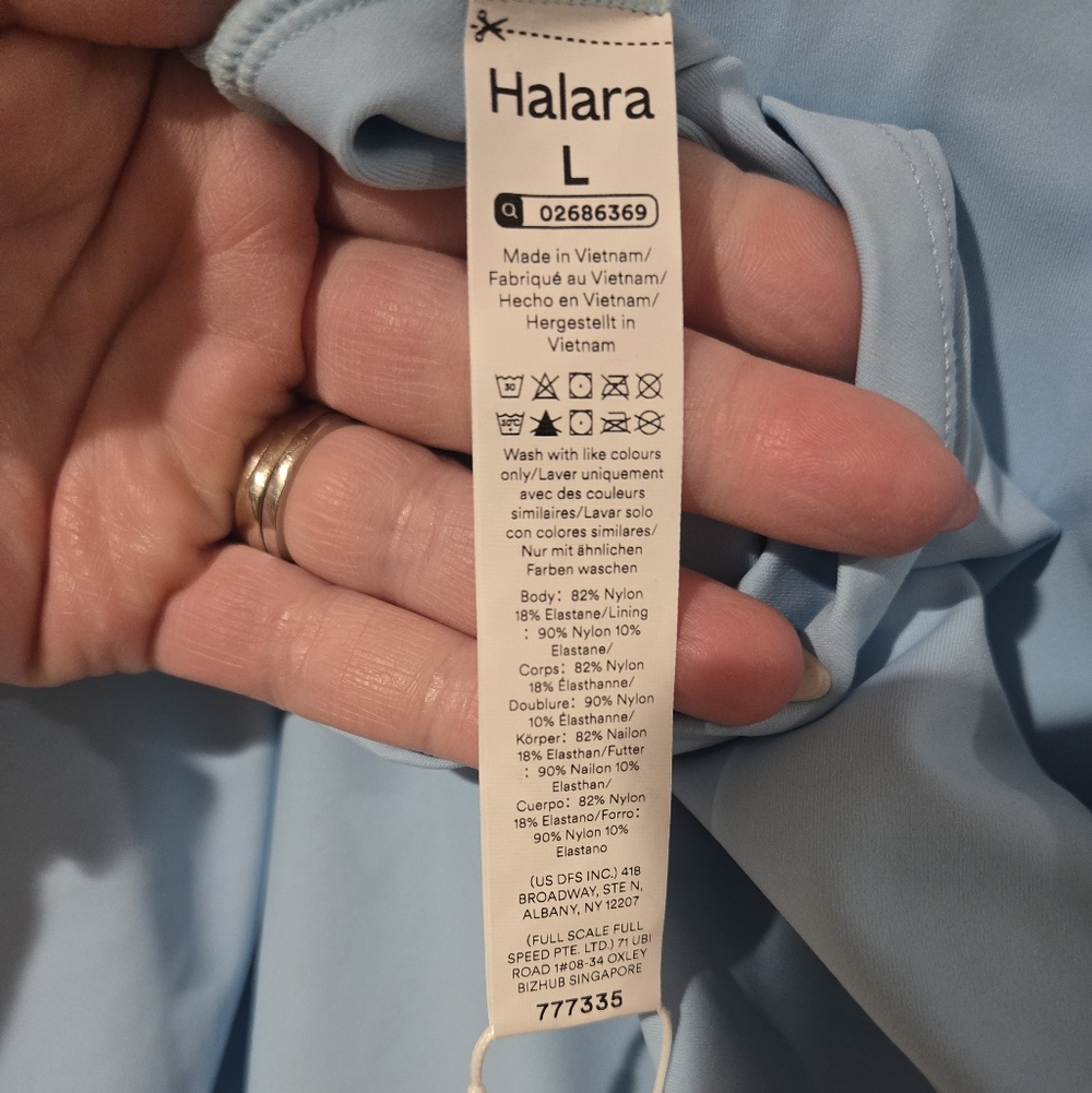 Halara Cinderella Blue Tennis Dress L *NEW* - Picture 9 of 10